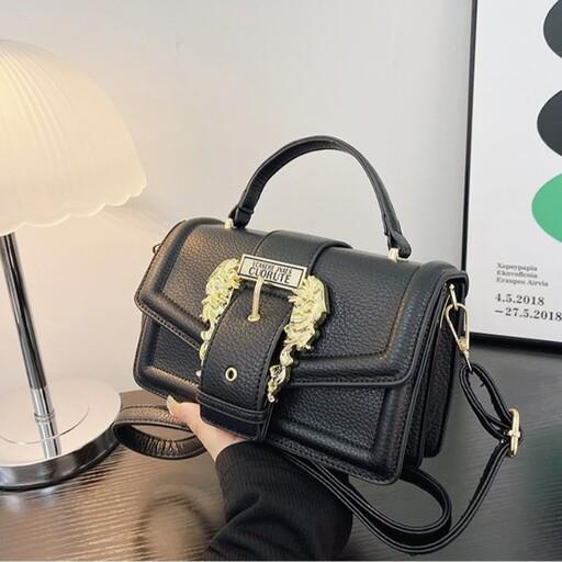 کیف دوشی سگک دار طرح ورساچه وارداتی